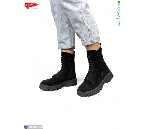 Черевики жіночі на весну/осінь (6 пар р.36-40) чорний  "ARTO"