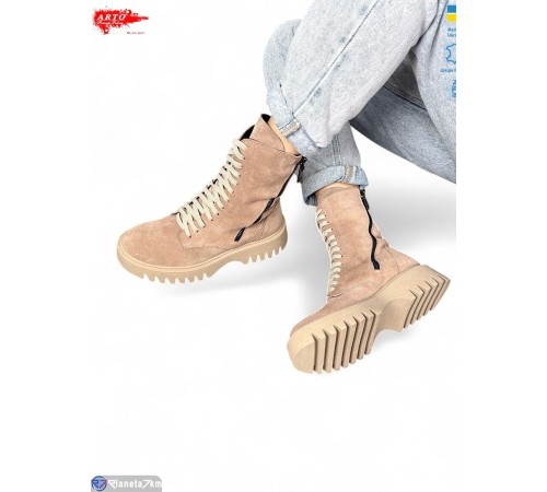 Черевики жіночі на весну/осінь (6 пар р.36-40) бежевий  "ARTO"
