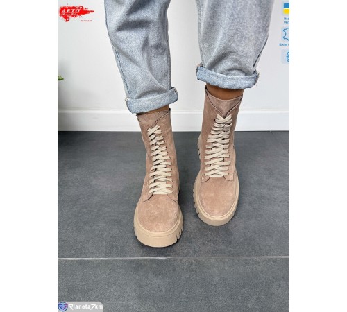 Черевики жіночі на весну/осінь (6 пар р.36-40) бежевий  "ARTO"