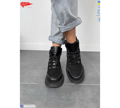 Черевики жіночі на весну/осінь (6 пар р.36-40) чорний  "ARTO"