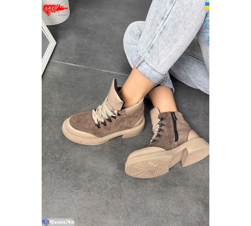 Черевики жіночі на весну/осінь (6 пар р.36-40) коричневий  "ARTO"