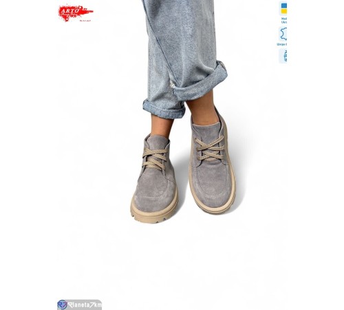 Черевики жіночі на весну/осінь (8 пар р.36-41) сірий  "ARTO"