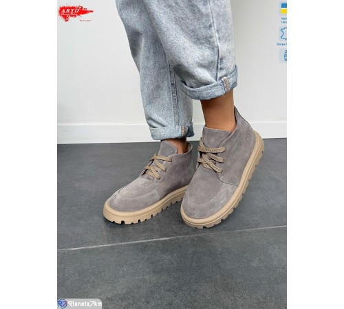 Черевики жіночі на весну/осінь (8 пар р.36-41) сірий  "ARTO"