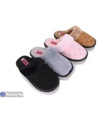 Тапки жіночі на зиму (12 пар р.36-41) мікс  "LINKA"