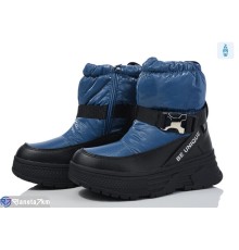 Дутики дитячі на зиму (8 пар р.32-37) синій  "Laifakids"