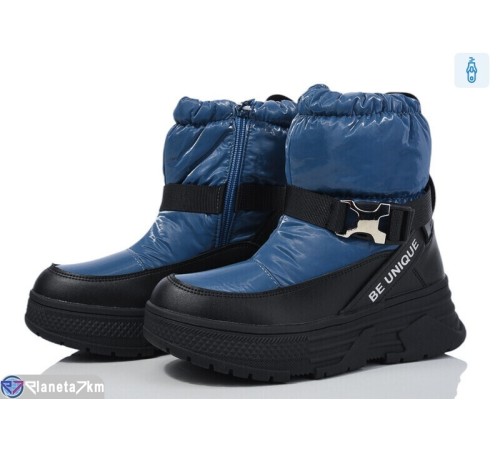 Дутики дитячі на зиму (8 пар р.32-37) синій  "Laifakids"