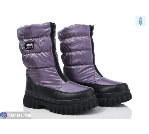 Дутики дитячі на зиму (8 пар р.32-37) фіолетовий  "Laifakids"