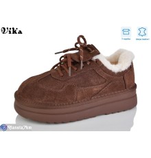 Кросівки жіночі на зиму (6 пар р.36-41) коричневий  "Vika"