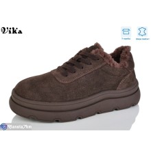 Кросівки жіночі на зиму (6 пар р.36-41) коричневий  "Vika"