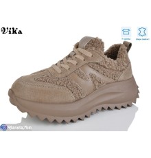 Кросівки жіночі на зиму (6 пар р.36-41) коричневий  "Vika"
