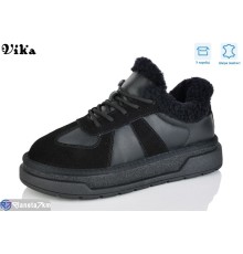 Кросівки жіночі на зиму (6 пар р.36-41) чорний  "Vika"