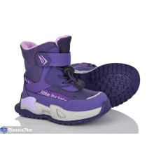 Черевики дитячі на зиму (8 пар р.23-28) фіолетовий  "Laifakids"