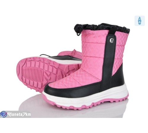 Дутики дитячі на зиму (8 пар р.27-32) рожевий  "Laifakids"