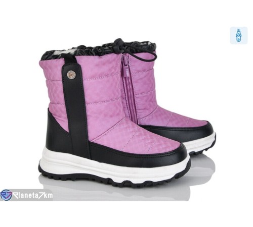 Дутики дитячі на зиму (8 пар р.27-32) фіолетовий  "Laifakids"