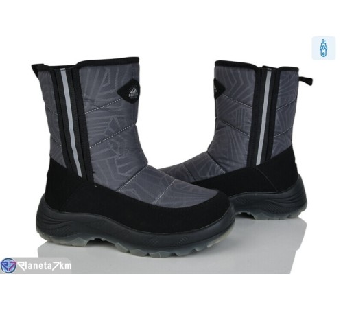 Дутики дитячі на зиму (8 пар р.32-37) сірий  "Laifakids"