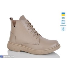 Черевики жіночі на весну/осінь (6 пар р.37-41) бежевий  "LIKA"