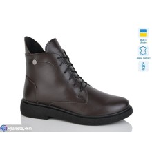 Черевики жіночі на весну/осінь (6 пар р.37-41) коричневий  "LIKA"