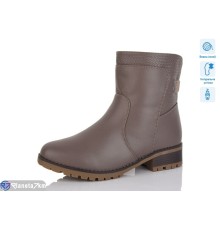 Черевики жіночі на зиму (8 пар р.37-42) коричневий  "Terona"