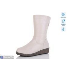 Чоботи жіночі на зиму (8 пар р.36-41) бежевий  "Terona"