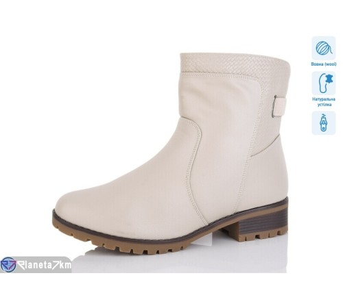 Черевики жіночі на зиму (6 пар р.41-43) сірий  "Terona"