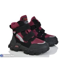 Черевики дитячі на зиму (8 пар р.28-32) бордовий  "Laifakids"