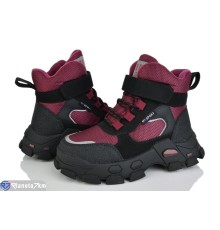 Черевики дитячі на зиму (8 пар р.28-32) бордовий  "Laifakids"