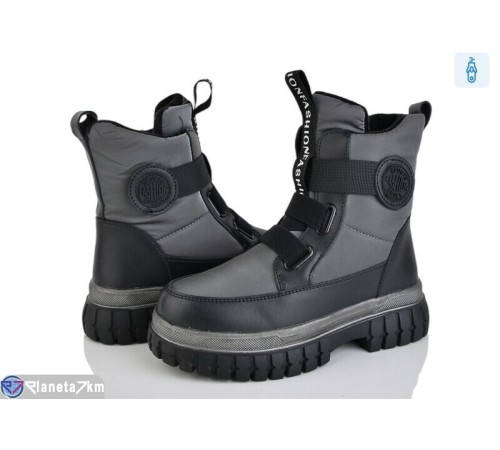 Черевики дитячі на зиму (8 пар р.32-37) сірий  "Laifakids"