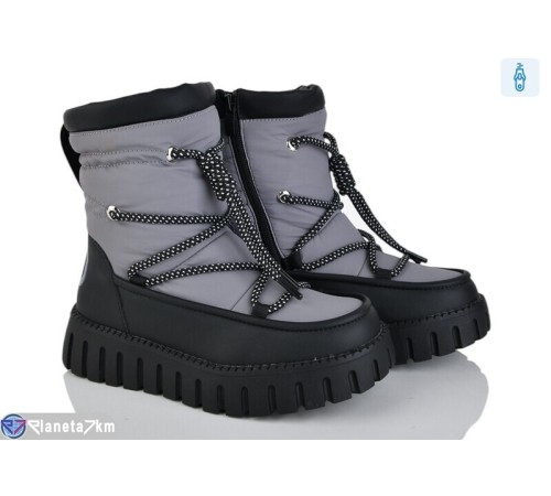 Черевики дитячі на зиму (8 пар р.32-37) сірий  "Laifakids"