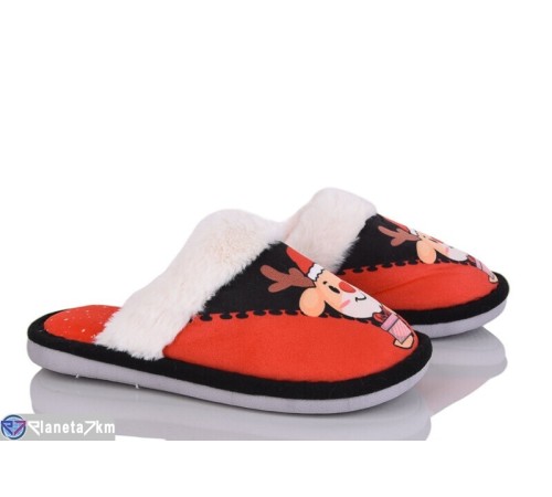 Тапки жіночі на весну/осінь (12 пар р.36-41) червоний  "IZY"