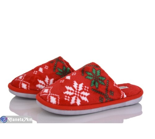 Тапки жіночі на весну/осінь (12 пар р.36-41) червоний  "IZY"