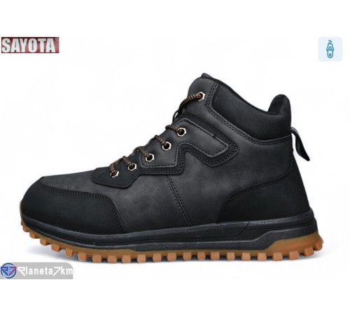 Черевики чоловічі на зиму (8 пар р.41-46) сірий  "Sayota"