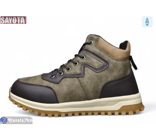 Черевики чоловічі на зиму (8 пар р.41-46) хакі  "Sayota"
