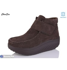 Черевики жіночі на весну/осінь (8 пар р.37-42) коричневий  "Chunsen"