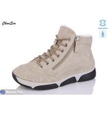 Черевики жіночі на зиму (8 пар р.37-42) бежевий  "Chunsen"