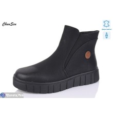 Черевики жіночі на зиму (8 пар р.37-42) чорний  "Chunsen"