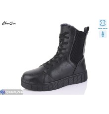 Черевики жіночі на зиму (8 пар р.37-42) чорний  "Chunsen"