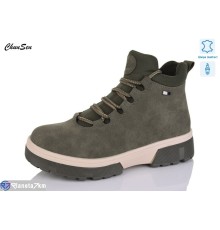 Черевики жіночі на зиму (8 пар р.37-42) зелений  "Chunsen"