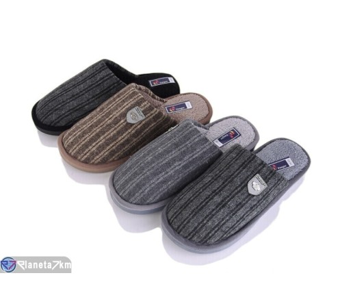 Тапки чоловічі на зиму (12 пар р.40-45) мікс  "Melinda"