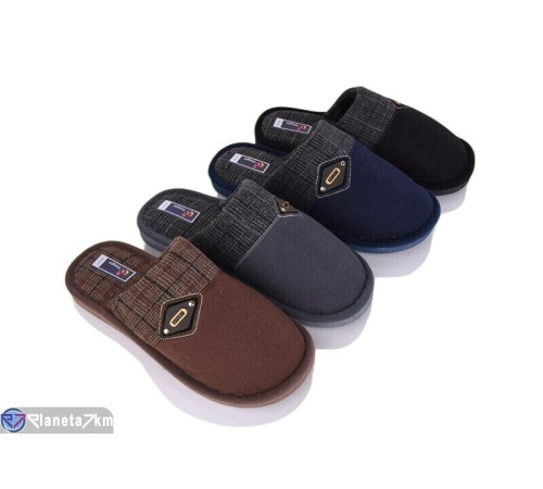 Тапки чоловічі на зиму (12 пар р.42-47) мікс  "Melinda"