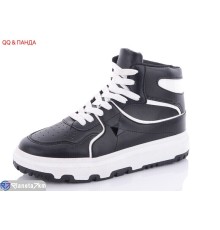 Кросівки жіночі на весну/осінь (8 пар р.36-41) чорний  "QQ&Панда"