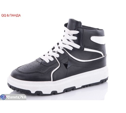 Кросівки жіночі на весну/осінь (8 пар р.36-41) чорний  "QQ&Панда"