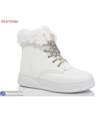 Черевики жіночі на зиму (8 пар р.36-41) білий  "QQ&Панда"