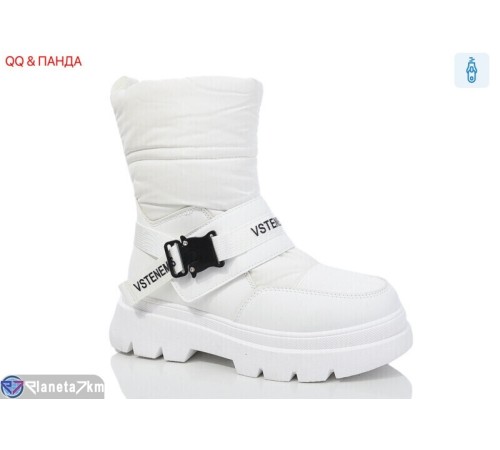 Черевики жіночі на зиму (8 пар р.36-41) білий  "QQ&Панда"