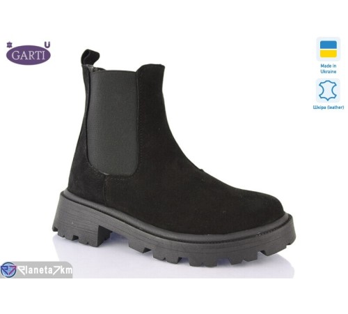 Черевики жіночі на зиму (6 пар р.36-40) чорний  "Garti"