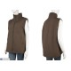 Жилетка жіноча на весну/осінь (5 шт. р.сетка 3XL-7XL) коричневий  "Kalabok"