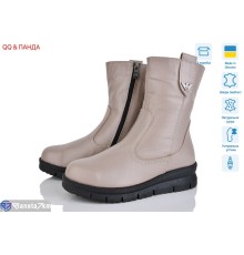 Чоботи жіночі на зиму (7 пар р.37-41) бежевий  "QQ&Панда"