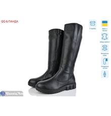 Чоботи жіночі на зиму (7 пар р.39-42) чорний  "QQ&Панда"