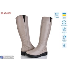 Чоботи жіночі на зиму (7 пар р.39-42) бежевий  "QQ&Панда"