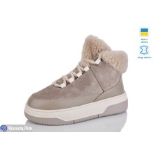 Черевики жіночі на зиму (6 пар р.36-40) коричневий  "Marmilad"