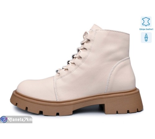 Черевики жіночі на весну/осінь (8 пар р.36-41) бежевий  "KULIBABA"